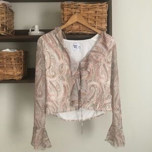 Princess Polly Tie Front Blouse